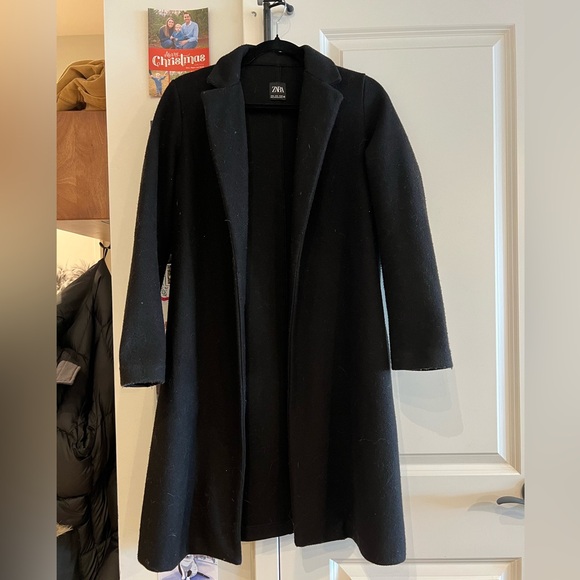 Zara Lapel Coat Size Small - Picture 2 of 4